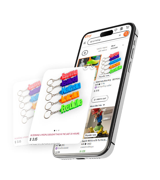 Create Best-Selling 3D Prints on Etsy