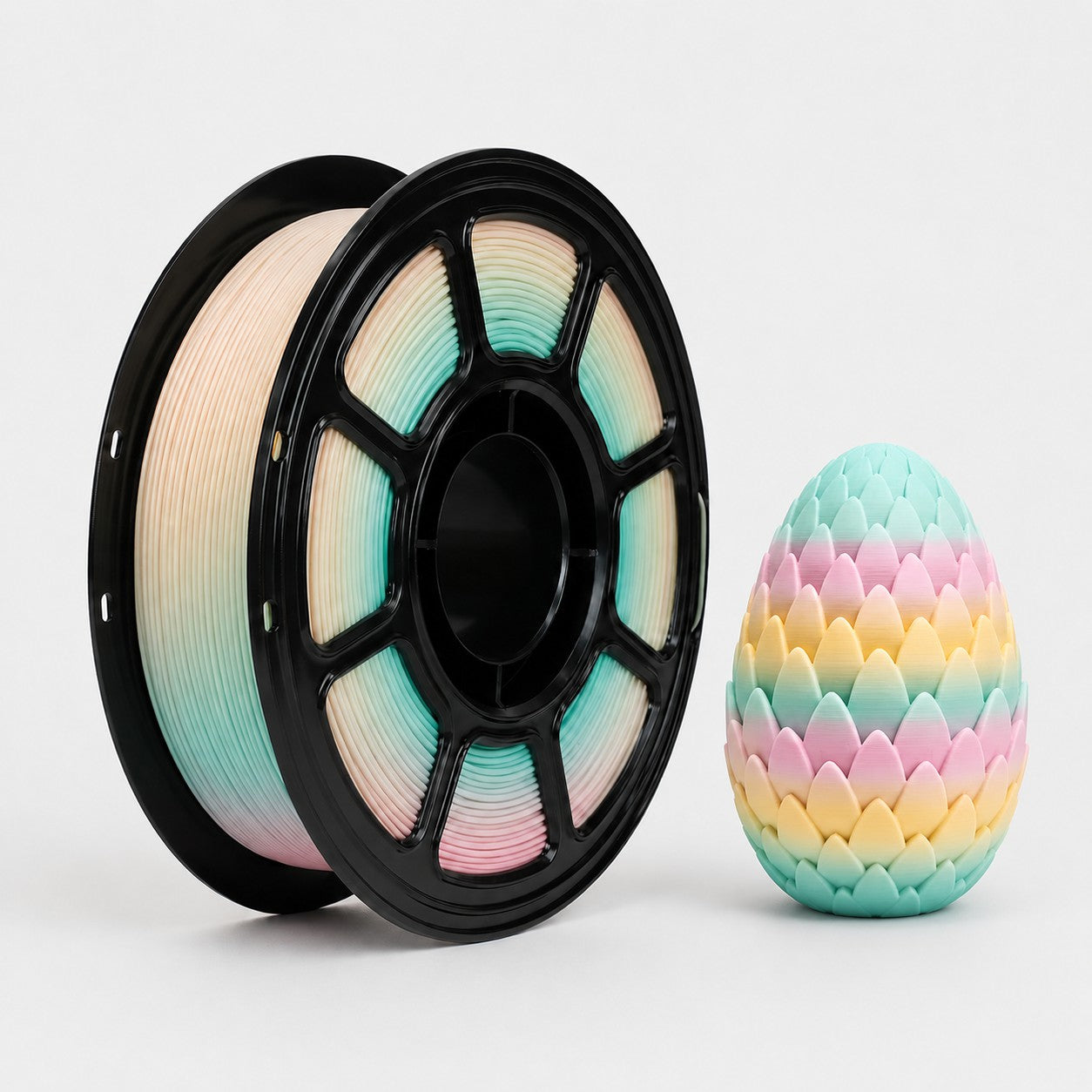 PLA Matte Gradient  Dopamine + Macaron Rainbow(2kg)